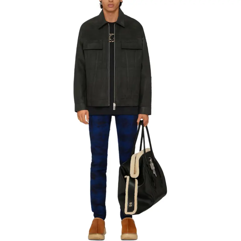 Givenchy Zip And 4G Rivet Denim Jacket-1