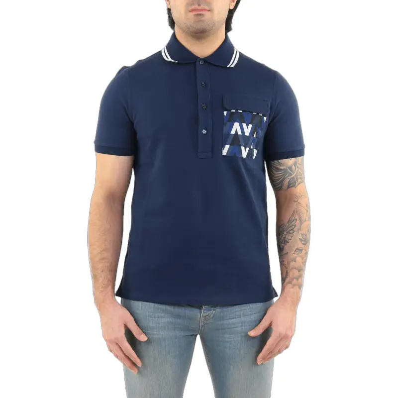 Valentino Polo Shirt Men's Dark Blue-2