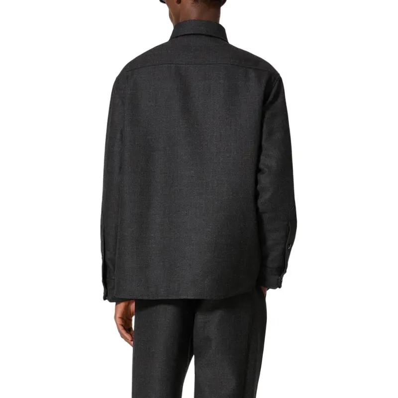Valentino Logo Plaque Long Sleeved Jacket-3