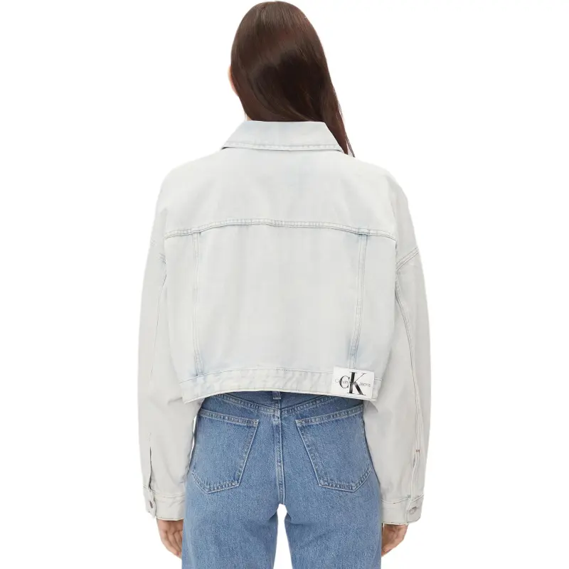 CALVIN KLEIN Denim Jacket Women's Light-3