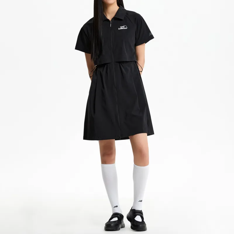 New Balance WOMENFROZEN Short Sleeved Dress Women's Black-2
