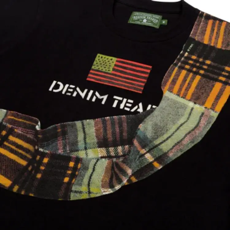 Denim Tears Tartan Sash Trompe L'Oeil Tee-2