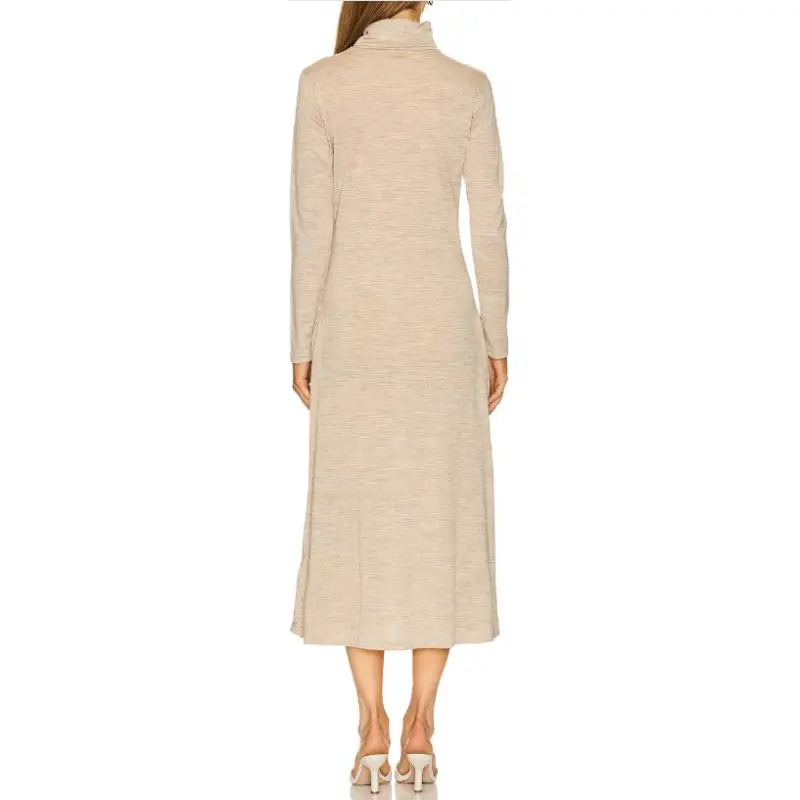 Polo Ralph Lauren Long Sleeved Dress Women's Beige-1