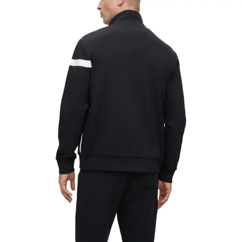 Boss Logo print Zip up Sweatshirt-4