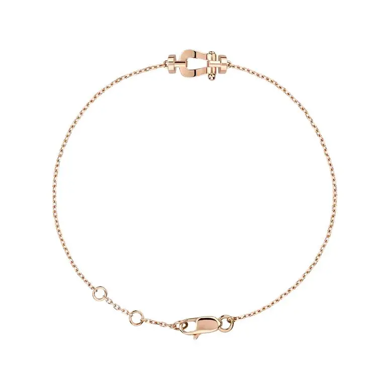 FRED 18k Rose Gold Diamonds Bracelets Unisex Rose Gold-1