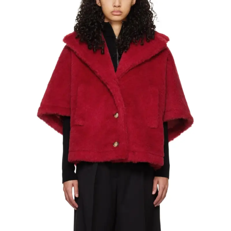 MaxMara Single Breasted Teddy Coat-3