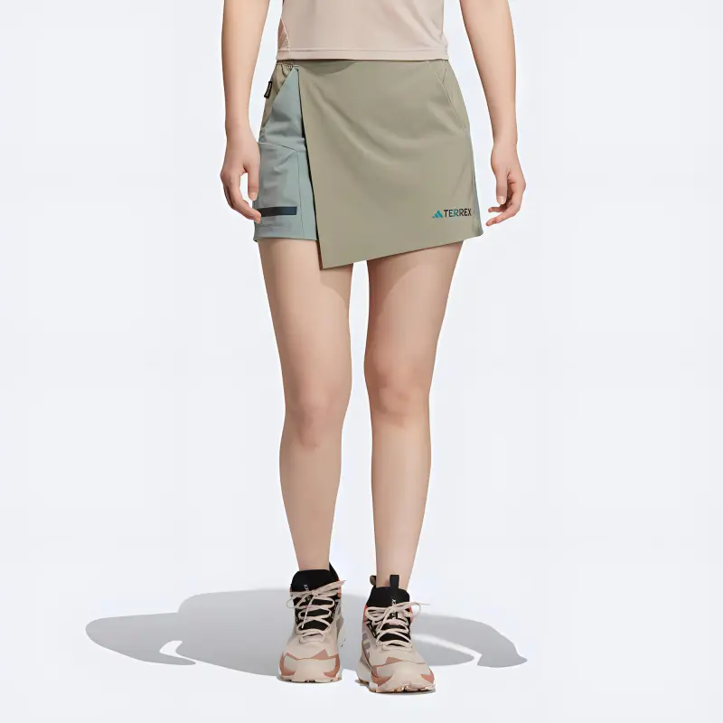 Adidas Casual Short Skirts Women's Green-1
