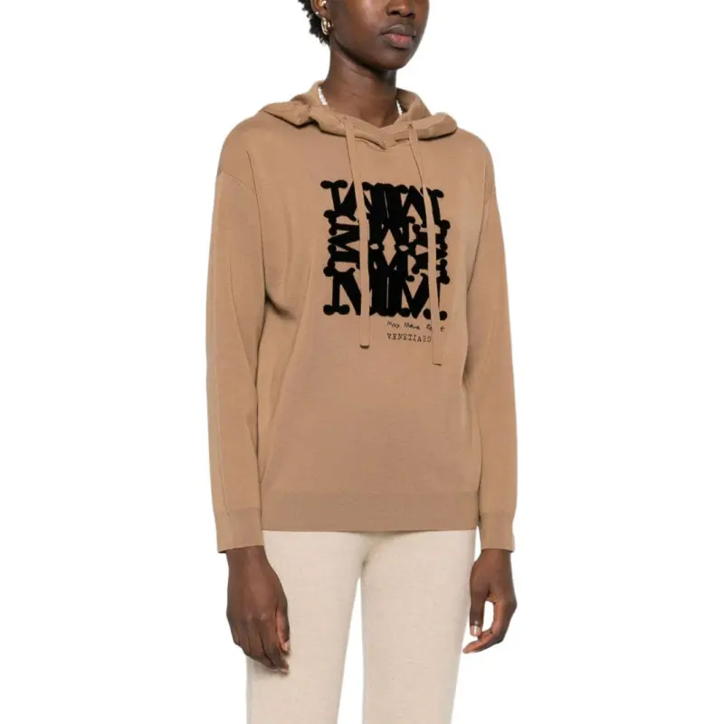 MaxMara Drawstring Long Sleeved Hoodie-4