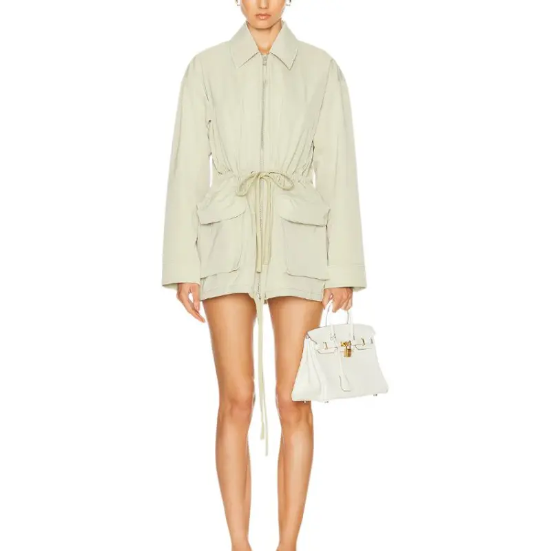 GRLFRND Jackets & Coats Women's Light Olive-1