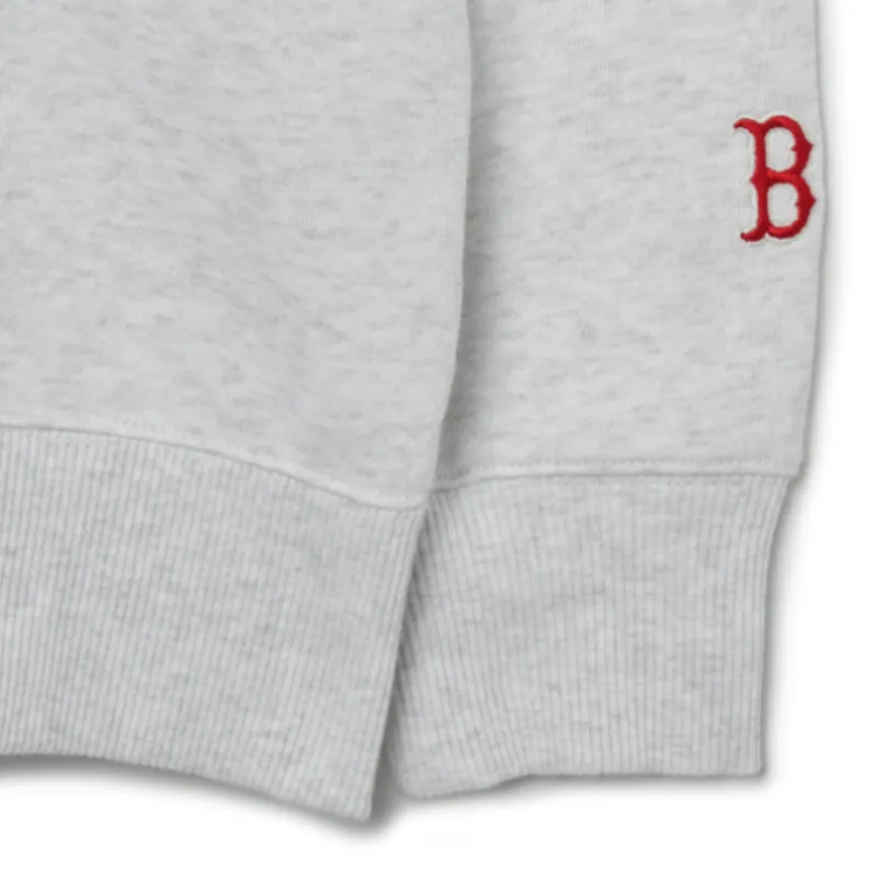 MLB Boston Red Sox Sweatshirts Unisex Gray-3