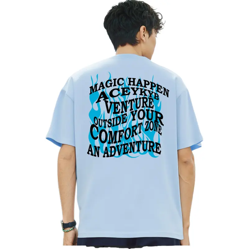 YK&YB T Shirts Unisex Sky Blue-3