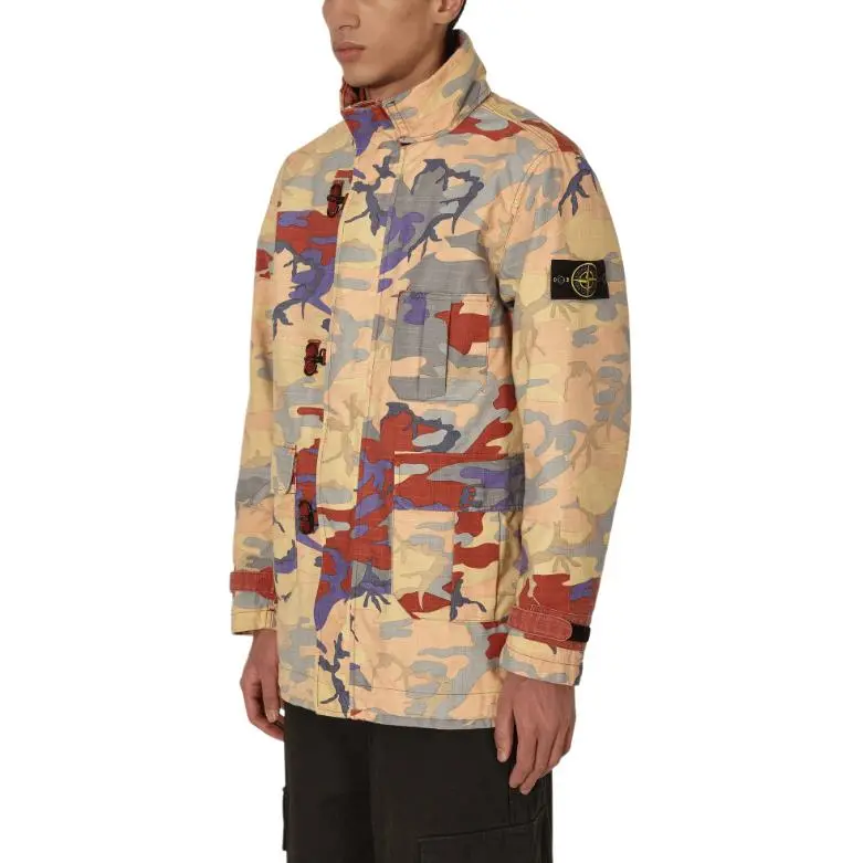 STONE ISLAND Camouflage print Jacket-3