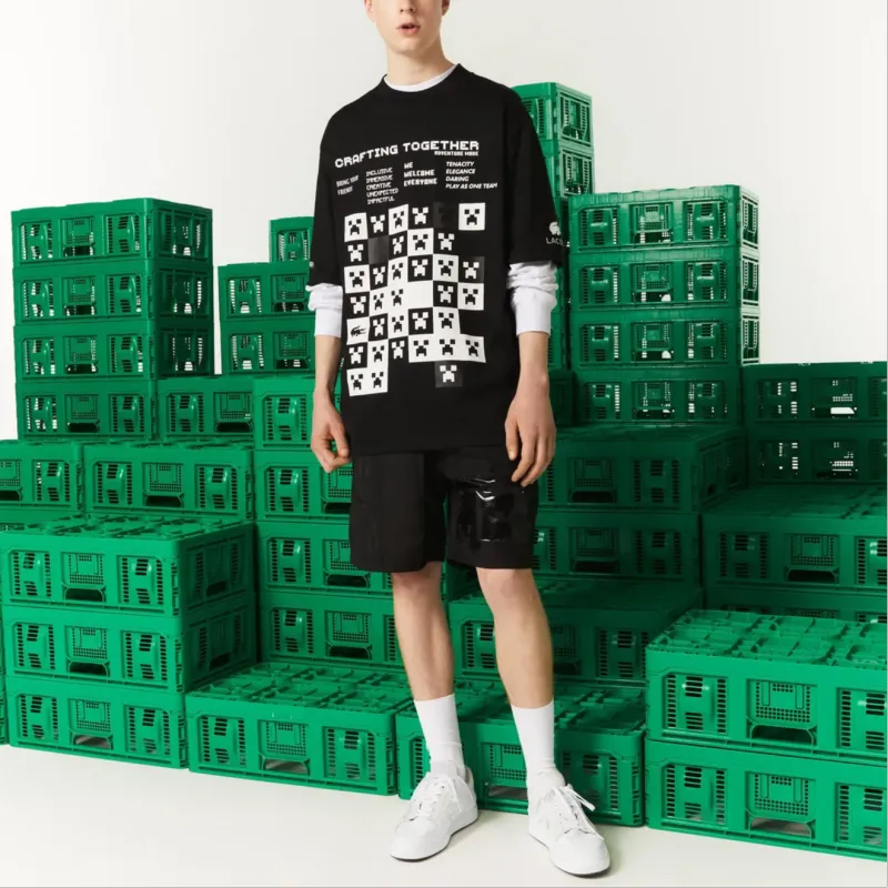 LACOSTE T Shirts Men Black-3