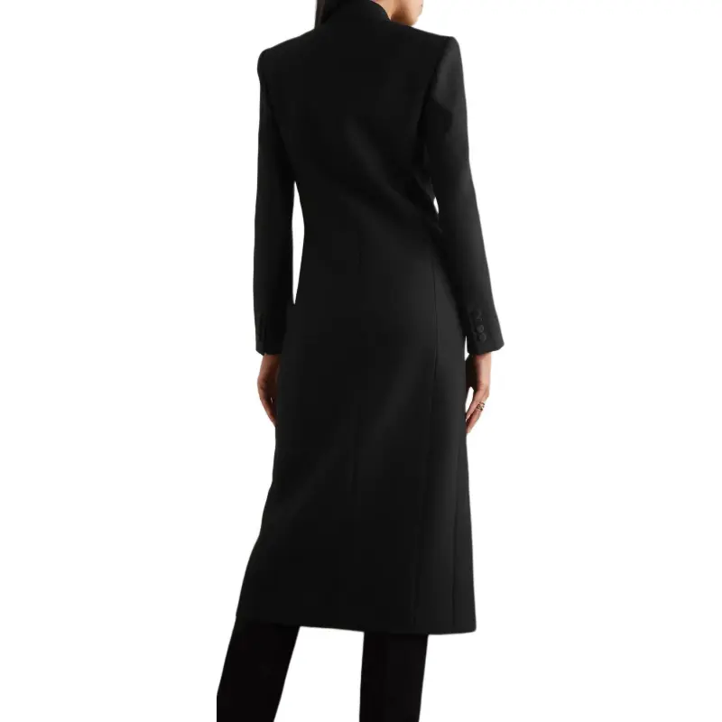 SAINT LAURENT FW22 Coats Women's Black-3