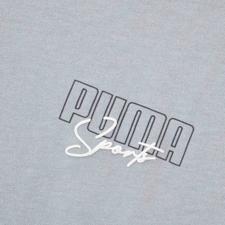 PUMA Elevatedgraphic SS25 T Shirt Men's Light Gray 20-2