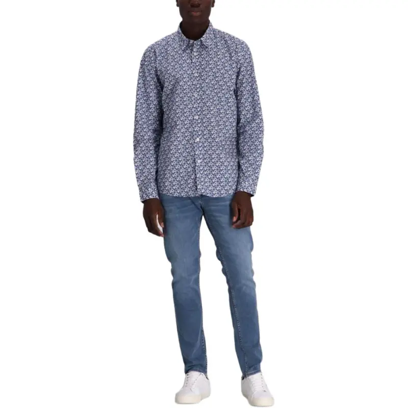 HUGO BOSS Liam Geometric pattern Shirt-2