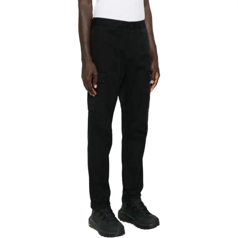 STONE ISLAND Logo Patch Cargo Pants-3