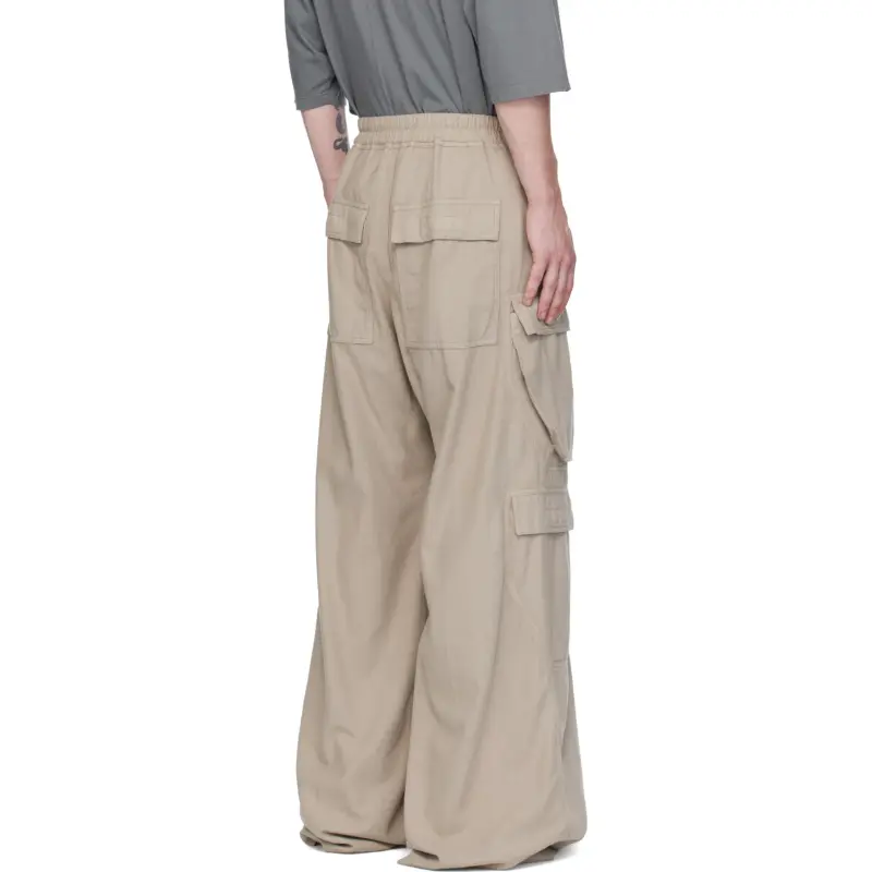 Rick Owens DRKSHDW Casual Pants Men's Light Beige-1