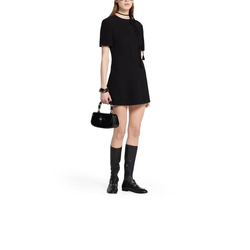 GUCCI SS25 Short Sleeved Dresses Women's Black-1