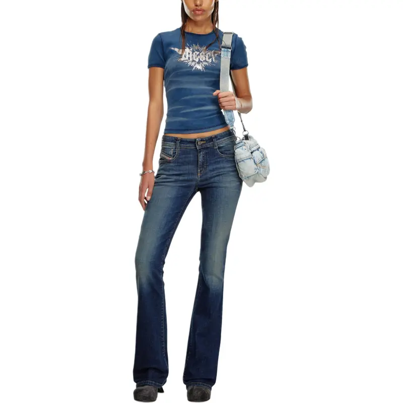 DIESEL 1969 D Ebbey Flared Bootcut Jeans-3