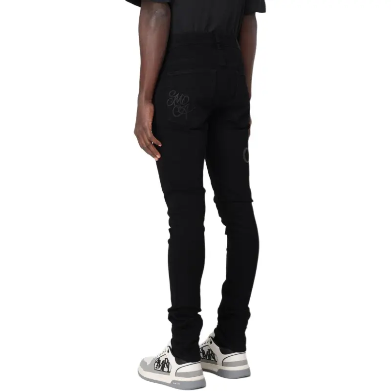 AMIRI Script-logo Skinny Jeans-3
