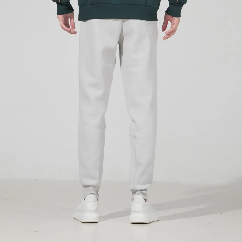 PUMA Knitted Sweatpants Men Light Gray-3