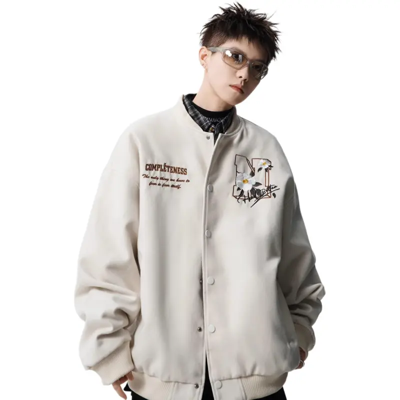 M MAICCO Design Letter Embroidery American Trendy Brand Windbreaker Jackets & Coats Unisex-27