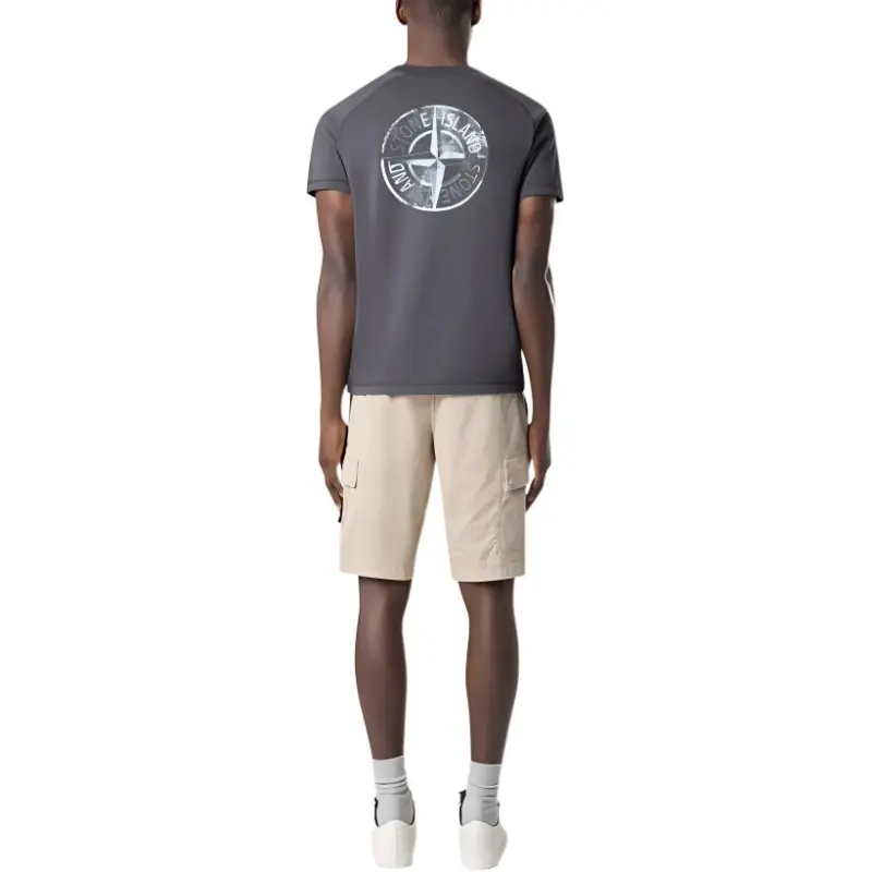 STONE ISLAND Compass Printed Crewneck T Shirt-2