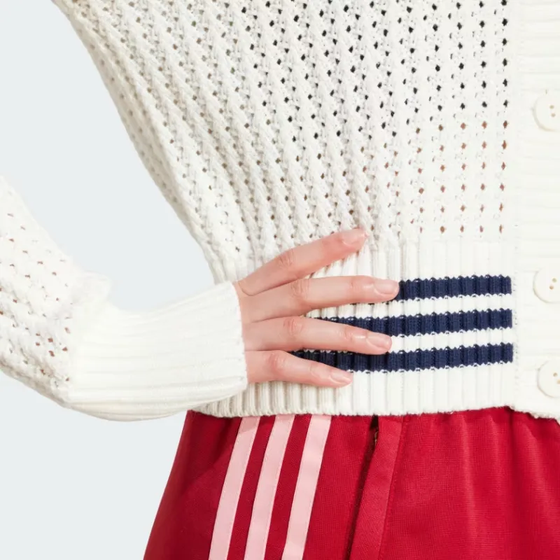Adidas Originals CARDIGAN Knitwear Women's Ecru-4