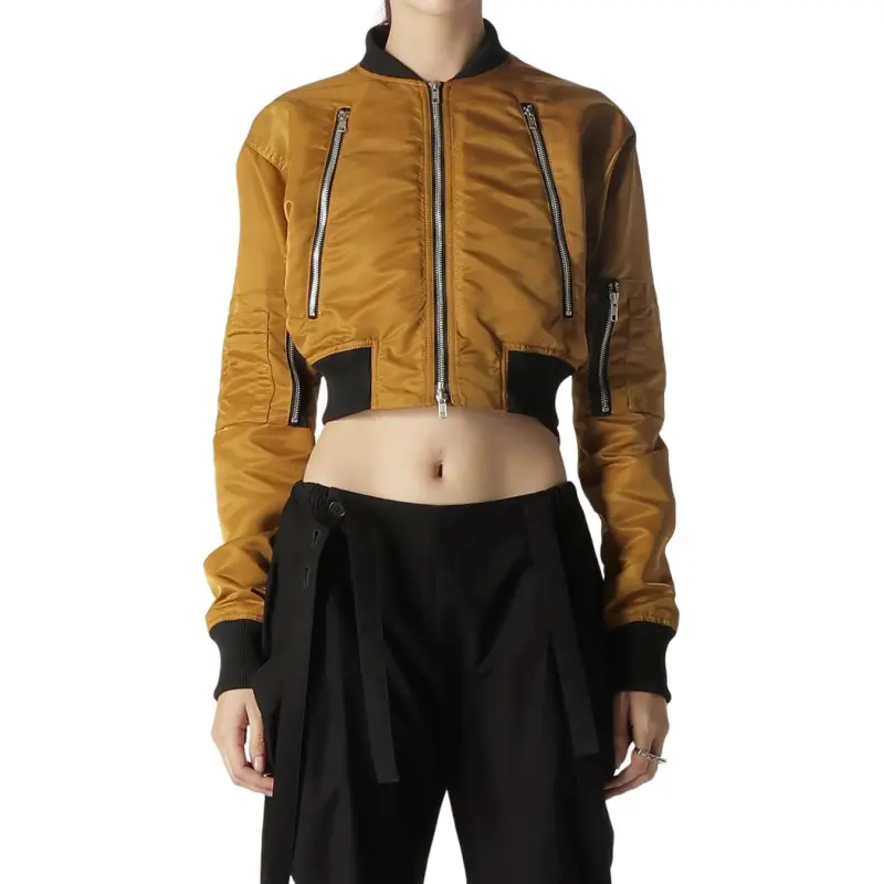 Yohji Yamamoto Baseball Jacket Women's Yellow-4