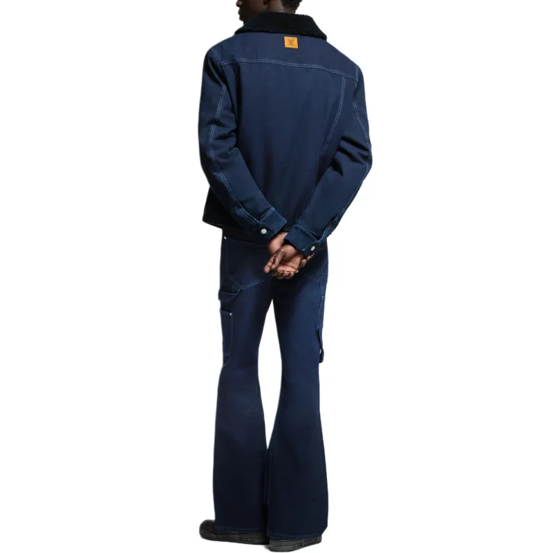 LOUIS VUITTON Wintery Workwear Denim Jacket-3