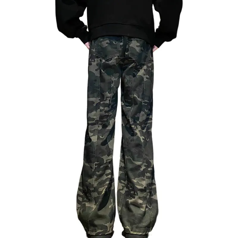 KVIV Jeans Unisex Camouflage [Editor's Recommendation]-4