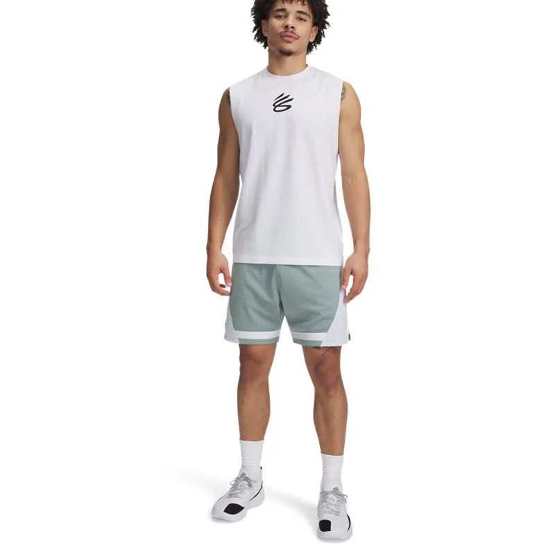 Under Armour Curry Casual Shorts Men's Lime Green-1