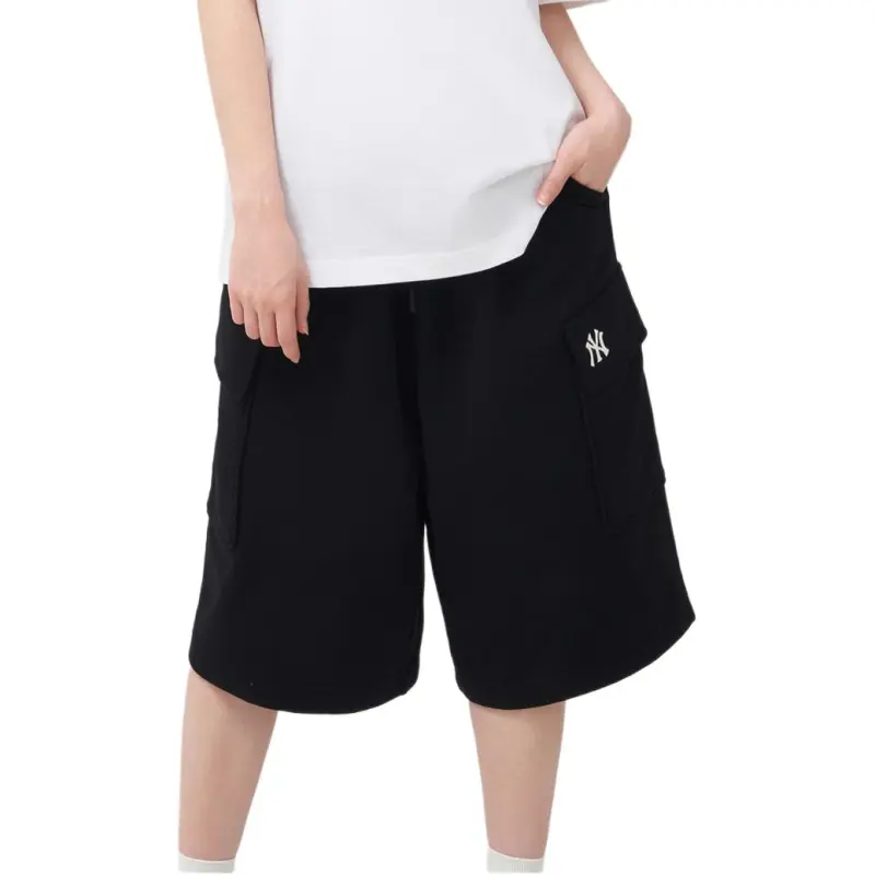 MLB New York Yankees SS25 Cargo Shorts Unisex Black-3