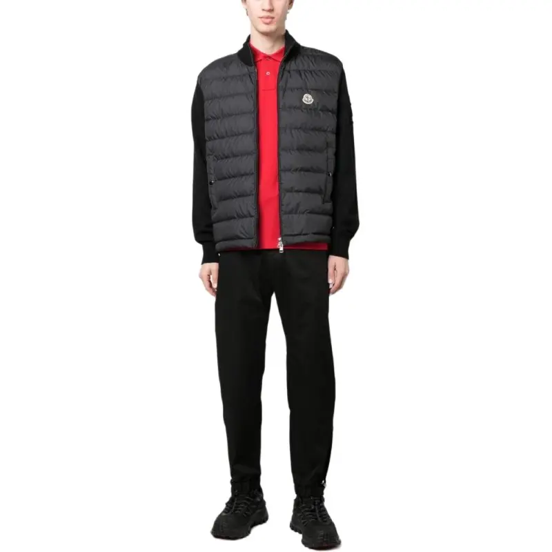 Moncler Padded Cotton Zip Up Cardigan-4