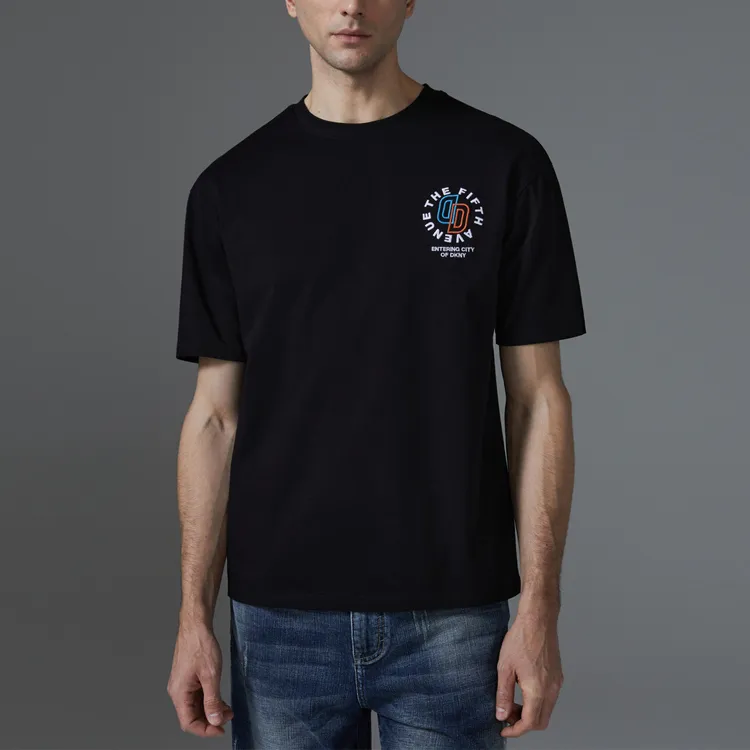 DKNY T-Shirts Men Black-4