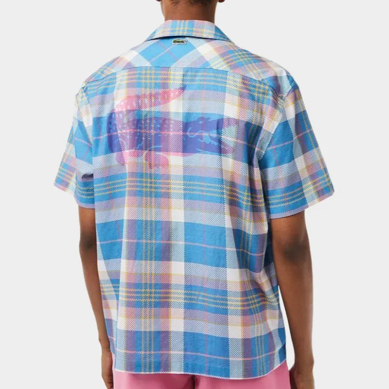 LACOSTE Shirts Men CGD/Blue Plaid-3