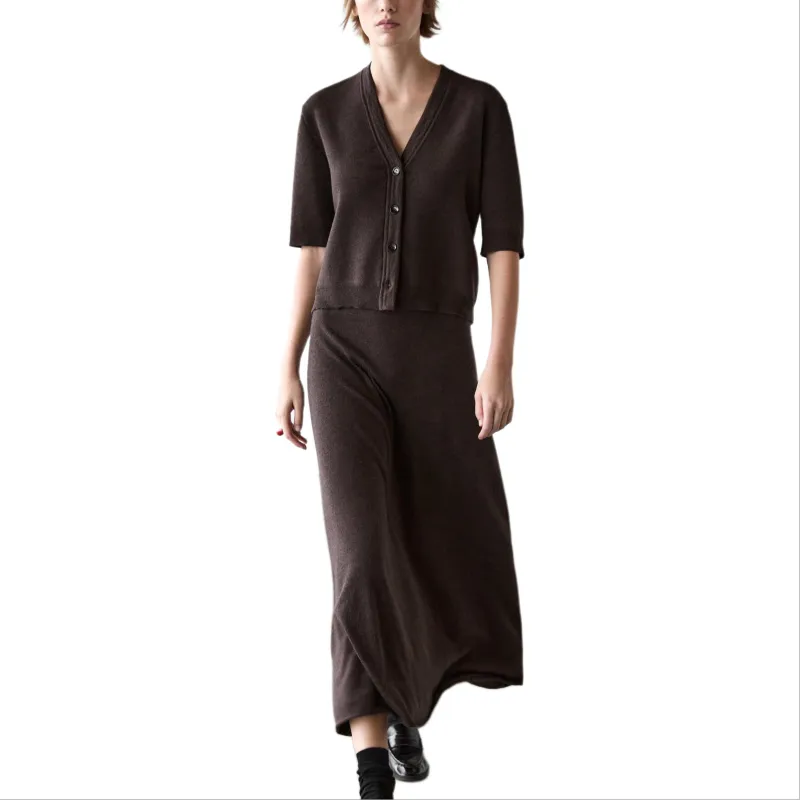 Massimo Dutti Sweater Women's Brown-2