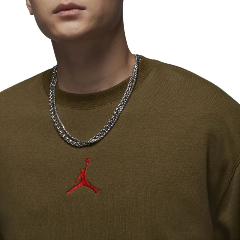 Jordan Sweatshirts Men Olive-3