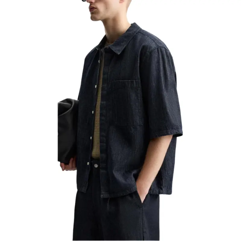 ZARA Shirts Men Blue-4