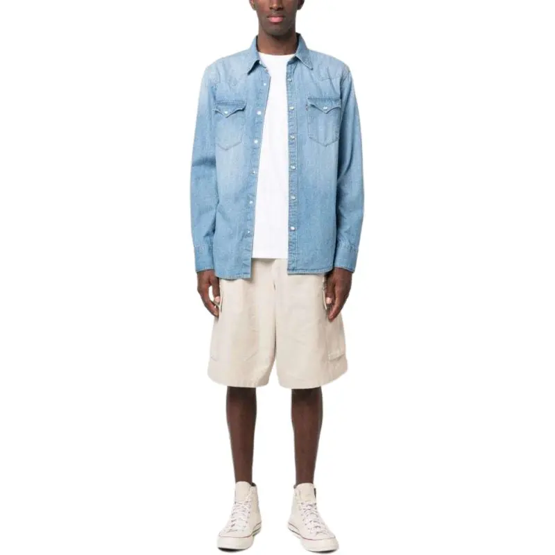 Levis Barstow Denim Western Shirt-4