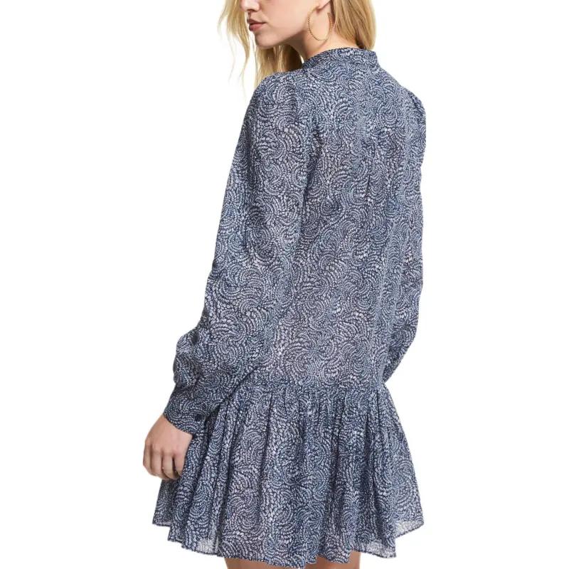 MICHAEL KORS Long Sleeved Dresses Women's Dark Blue-1