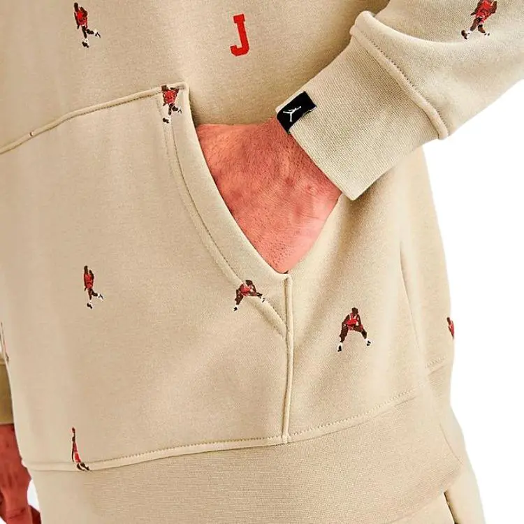 Jordan Essential Holiday Jumpman Fleece Pullover Hoodie-4