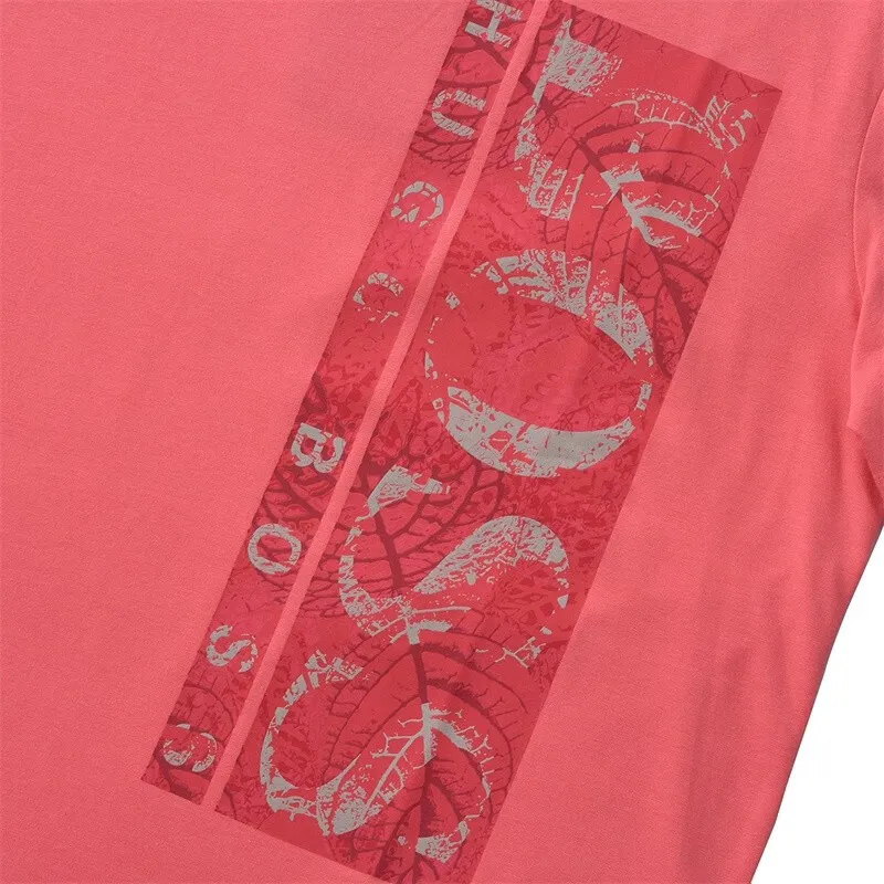 HUGO BOSS SS22 T Shirt Men's Rose Red-4