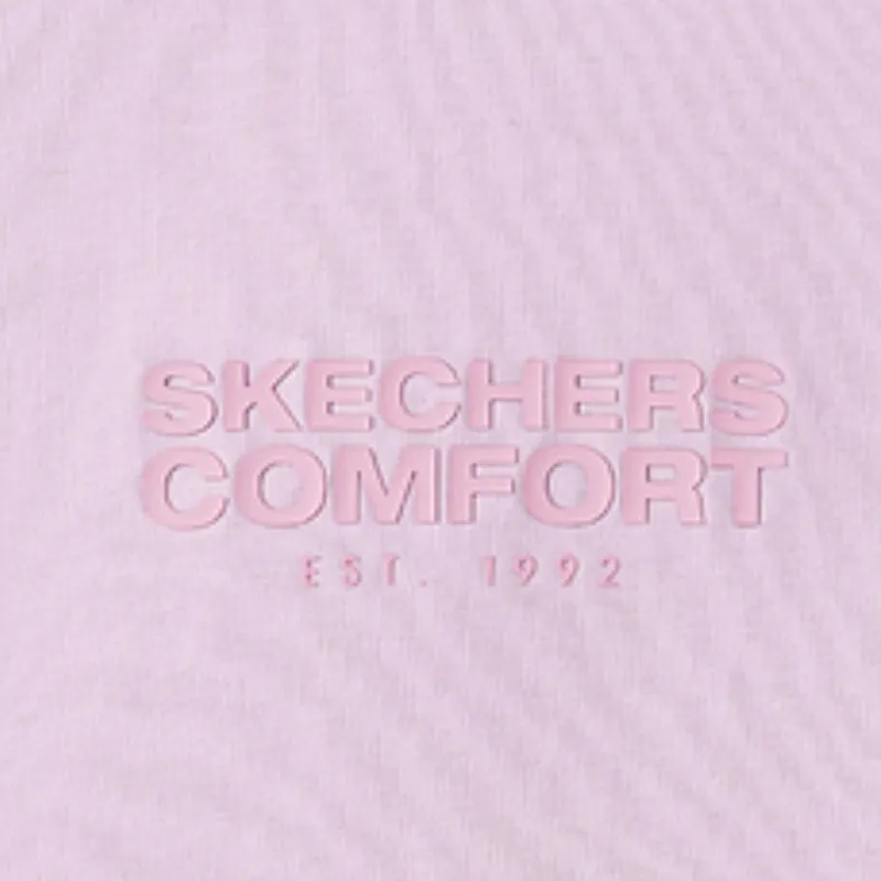 Skechers SS25 Drop Shoulder Sleeve T Shirt Women's Light Pink Red-4