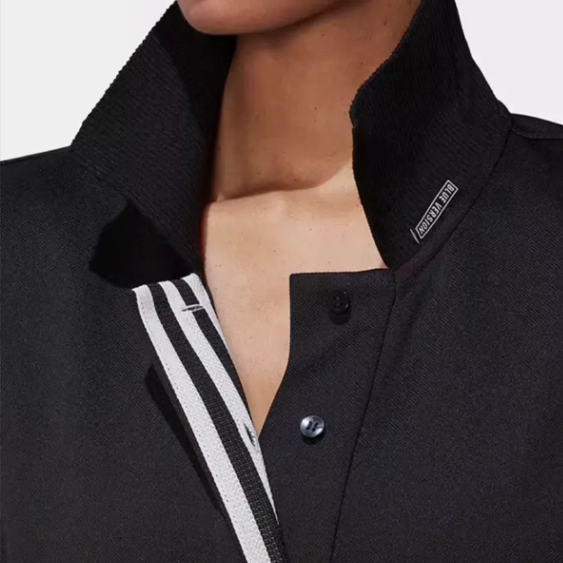 Adidas Originals Long Sleeved Dresses Women's Black-4