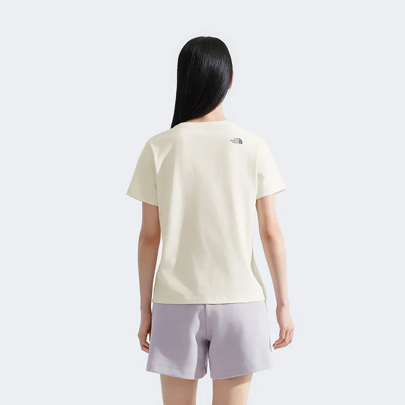 THE NORTH FACE T Shirt Women's Dune White-3
