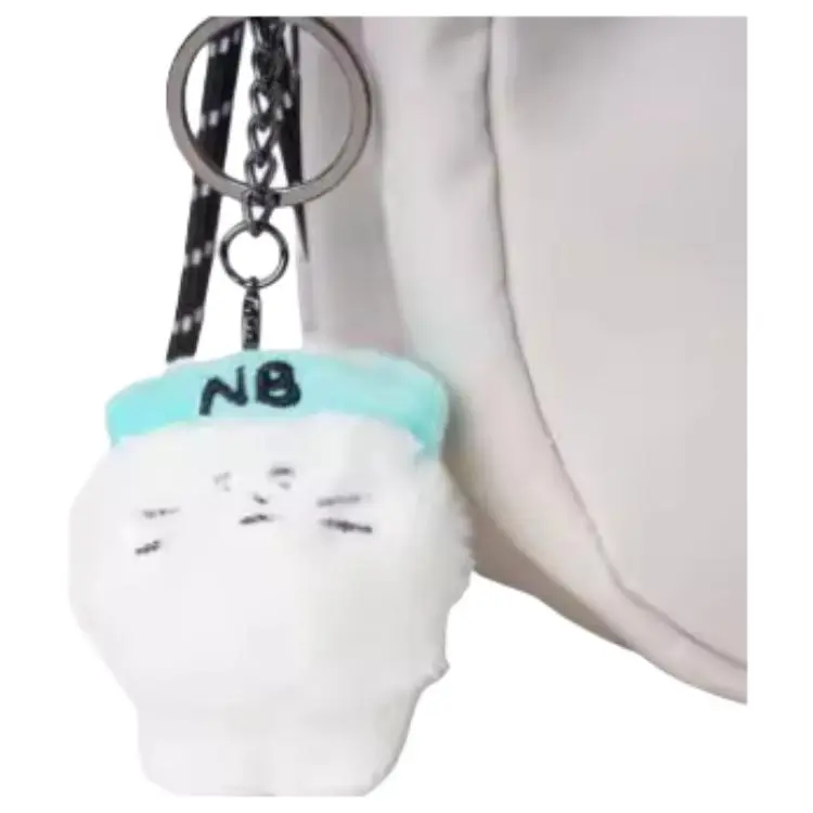New Balance Fabric Shoulder Bag, Crossbody Bag Regular Unisex Ecru-4