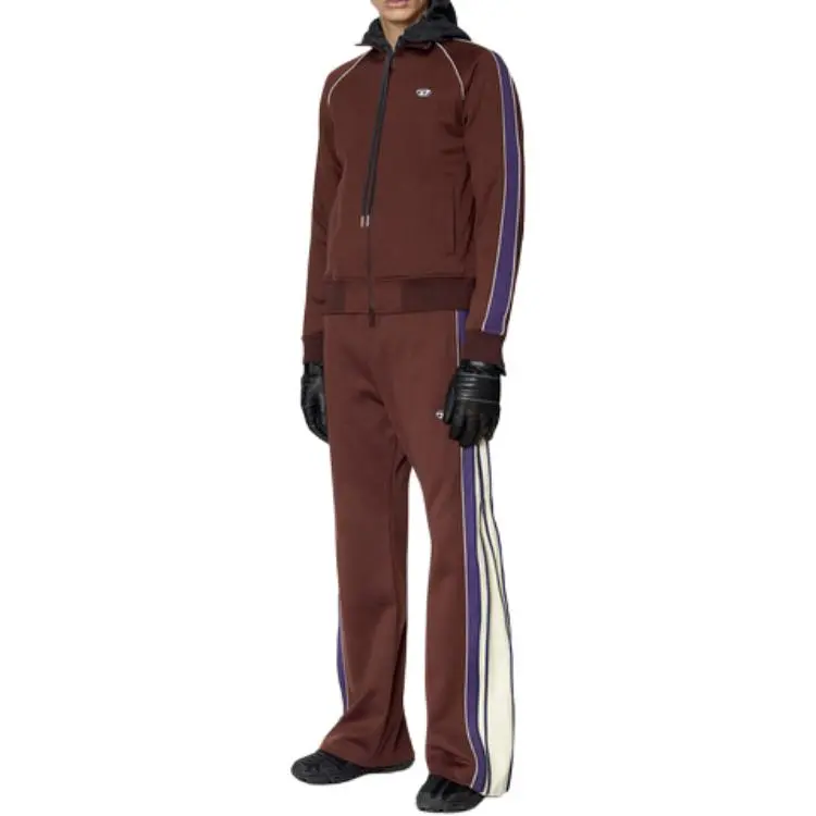 DIESEL Jackets Men Red Brown-3