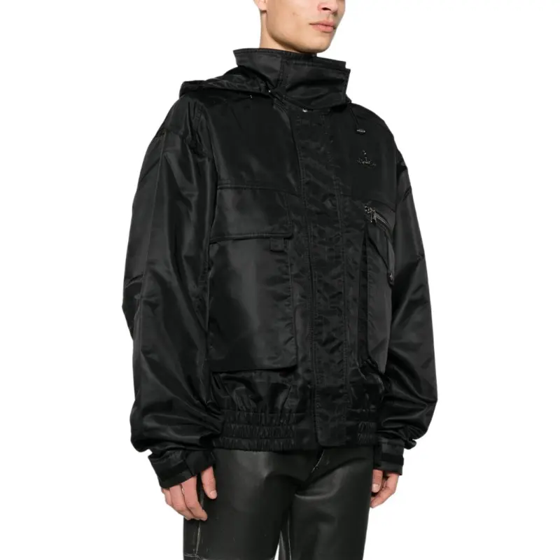 Vivienne Westwood Orb Plaque High Neck Jacket-4